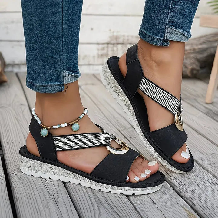 Sandalias de Mujer Minimalista Cómodo con Tiras