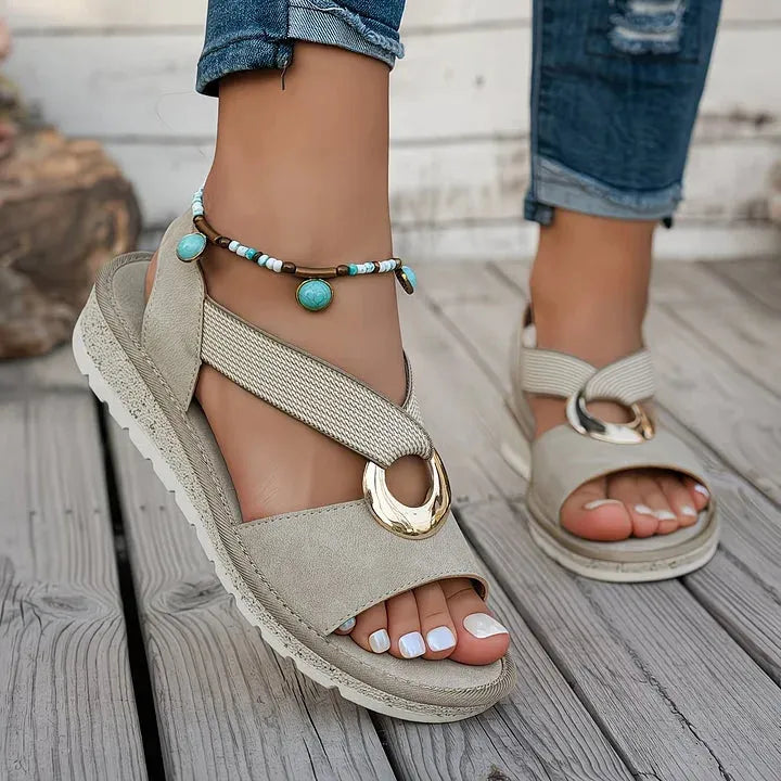 Sandalias de Mujer Minimalista Cómodo con Tiras