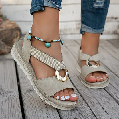Sandalias de Mujer Minimalista Cómodo con Tiras