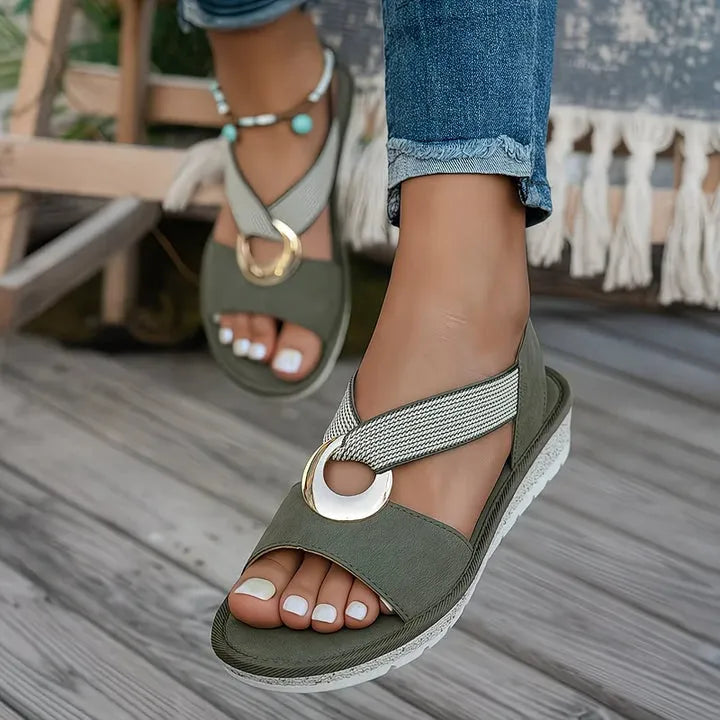 Sandalias de Mujer Minimalista Cómodo con Tiras