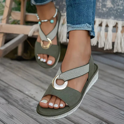 Sandalias de Mujer Minimalista Cómodo con Tiras
