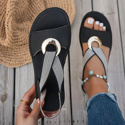 Sandalias de Mujer Minimalista Cómodo con Tiras