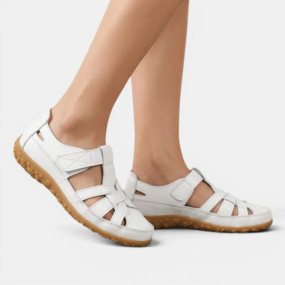 Sandalias de Mujer Respetuosas Casuales con Velcro