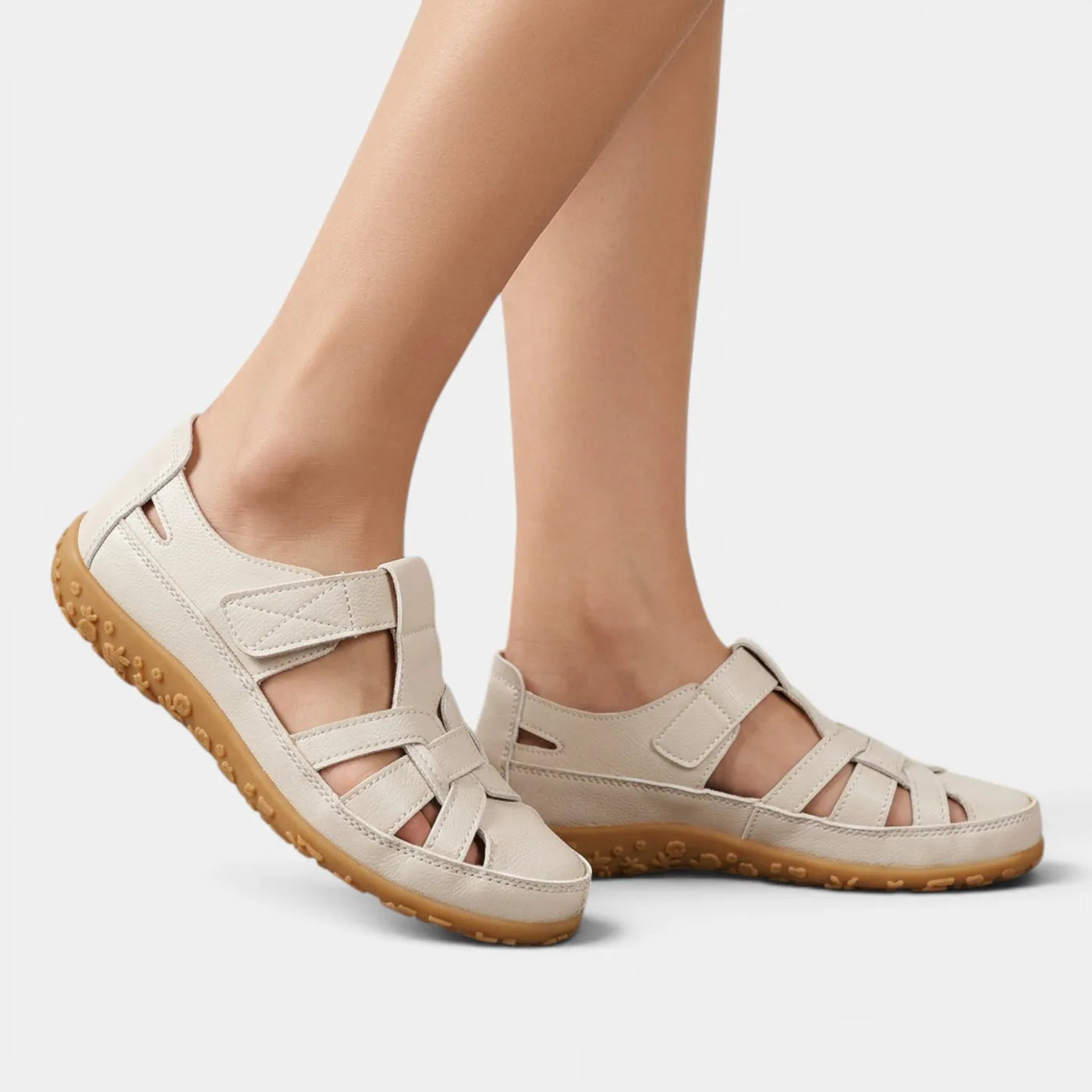 Sandalias de Mujer Respetuosas Casuales con Velcro