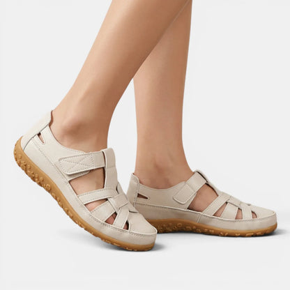 Sandalias de Mujer Respetuosas Casuales con Velcro