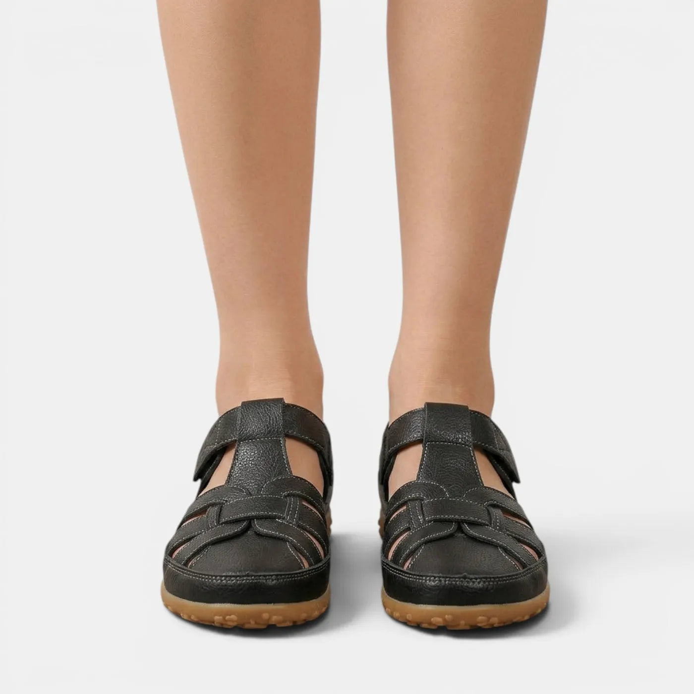 Sandalias de Mujer Respetuosas Casuales con Velcro