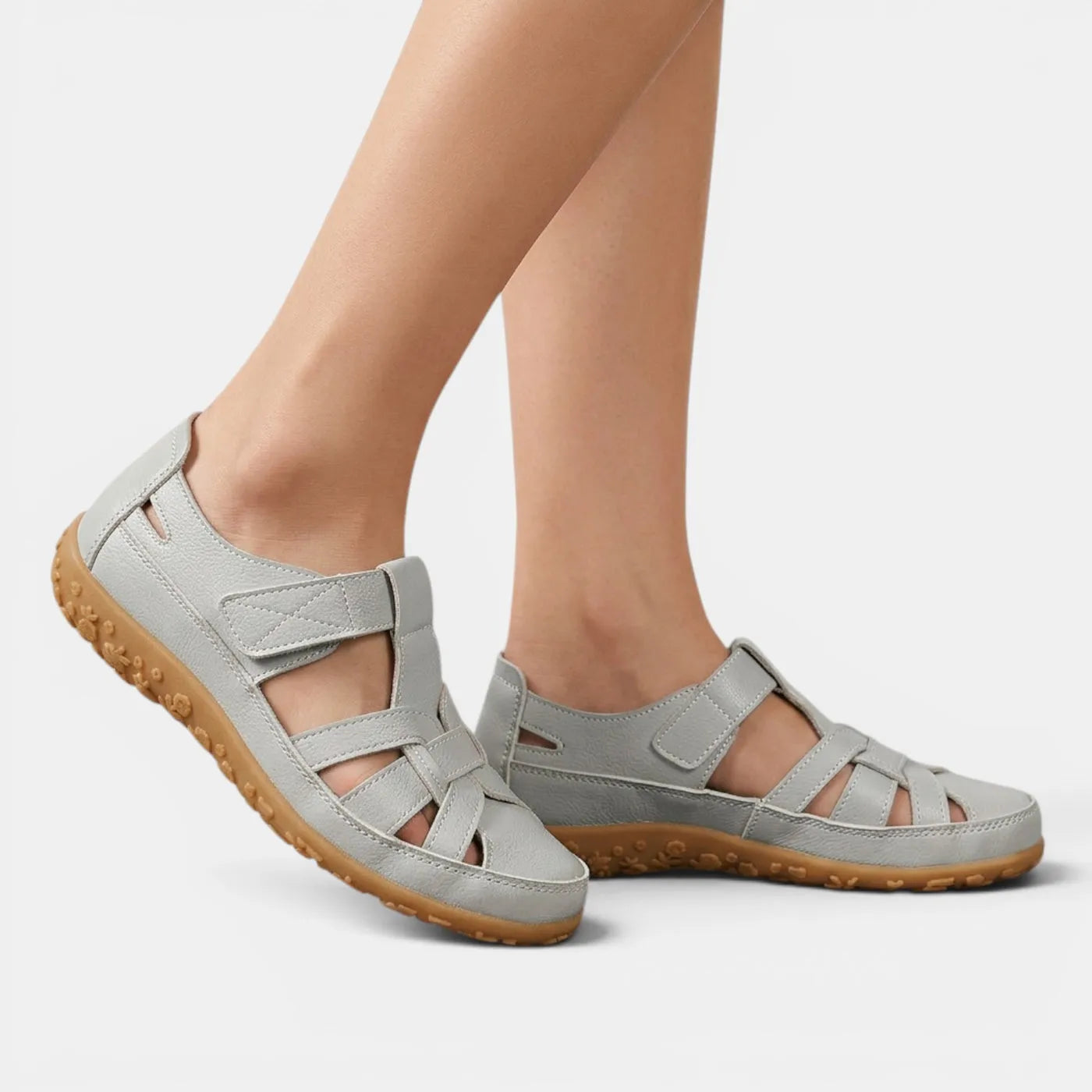 Sandalias de Mujer Respetuosas Casuales con Velcro