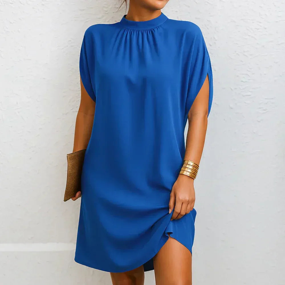 Vestido de Invitada De Boda  Mini Elegante Casual con Fruncido
