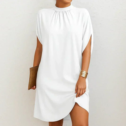 Vestido de Invitada De Boda  Mini Elegante Casual con Fruncido