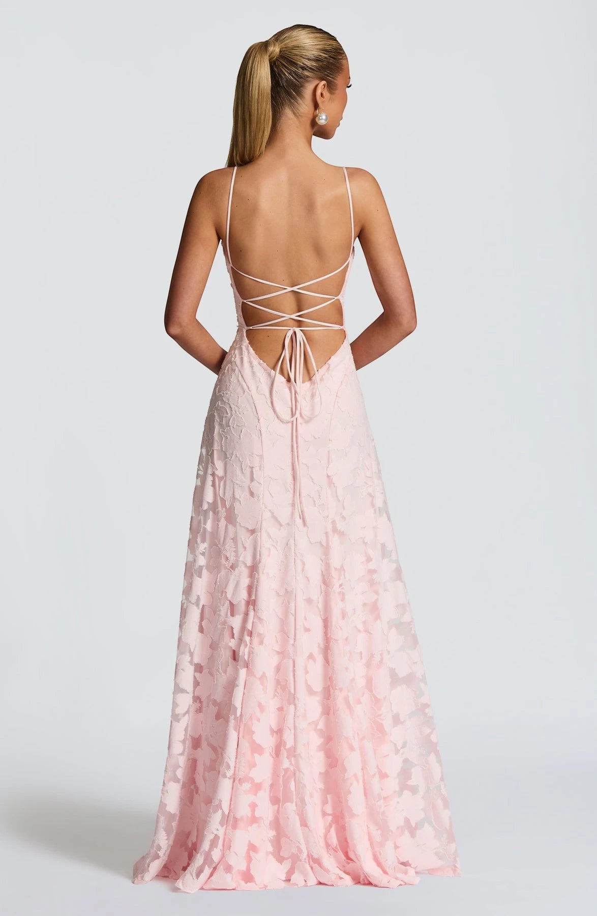 Vestido de Invitada de Boda Largo Asimétrico con Tirantes