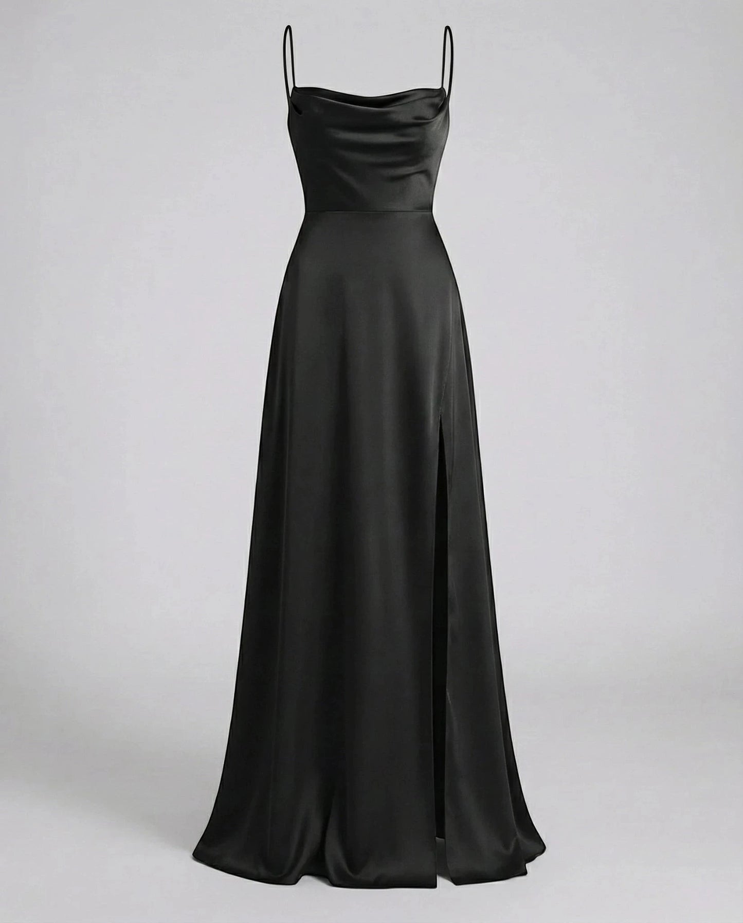 Vestido de Invitada de Boda Largo Elegante con Abertura