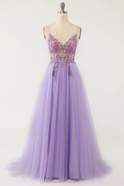 Vestido de Invitada de Boda Largo Elegante con Lentejuelas