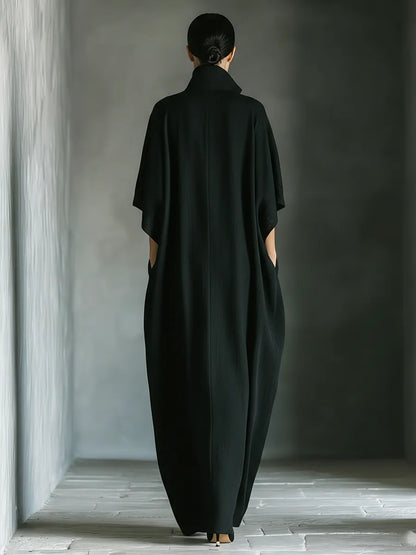 Vestido de Verano Largo Elegante Casual con Mangas Kimono