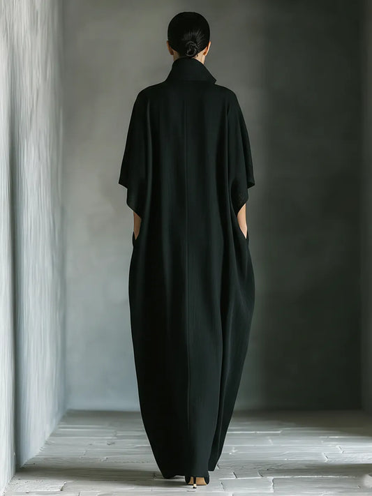 Vestido de Verano Largo Elegante Casual con Mangas Kimono