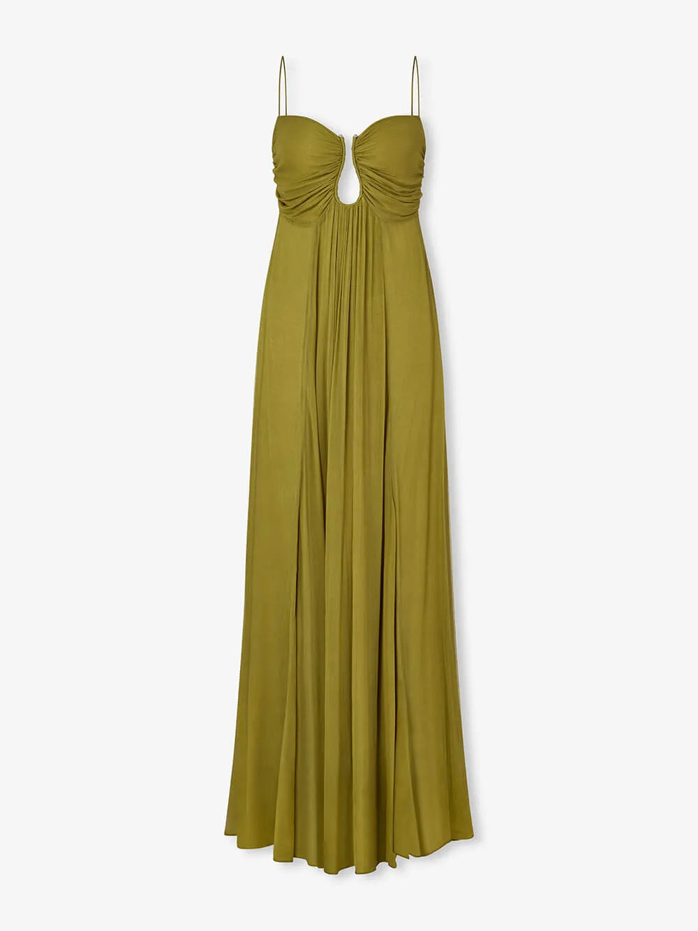 Vestido de Verano Largo Elegante con Cut Out y Tirantes
