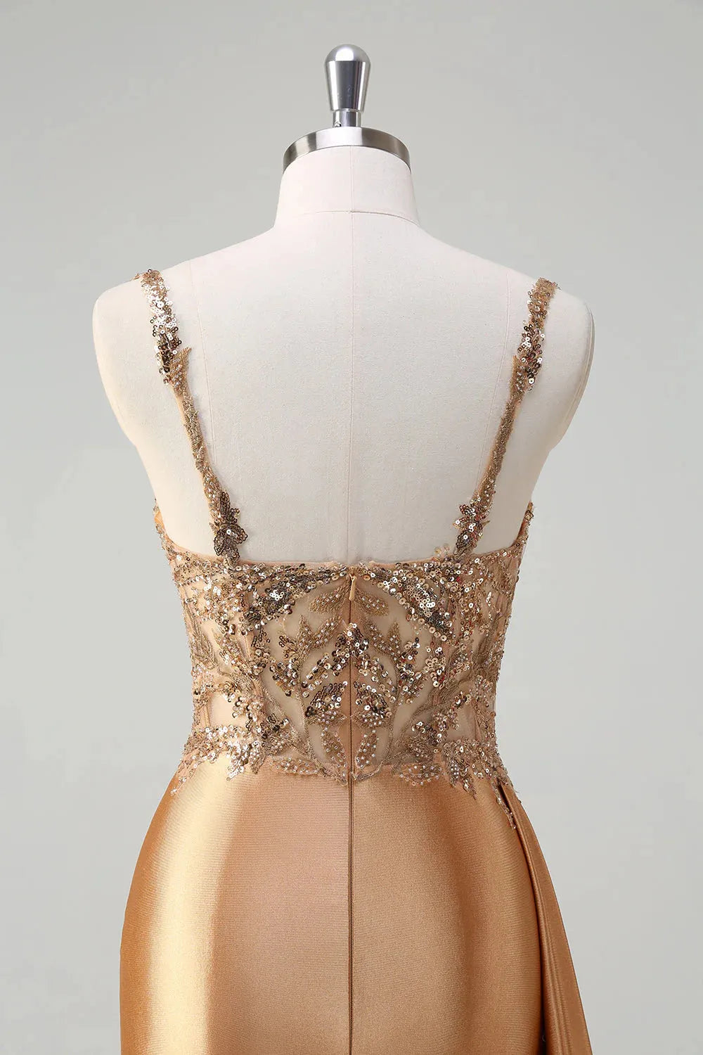 Vestido para Invitada de Boda Largo Elegante con Lentejuelas