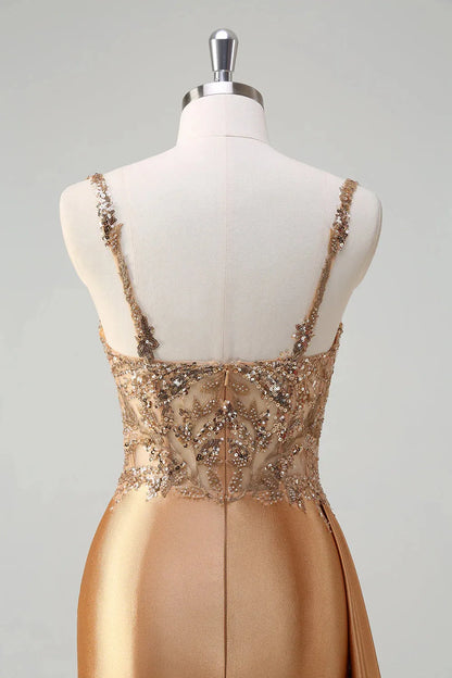 Vestido para Invitada de Boda Largo Elegante con Lentejuelas