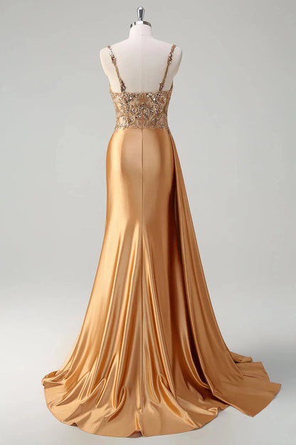 Vestido para Invitada de Boda Largo Elegante con Lentejuelas