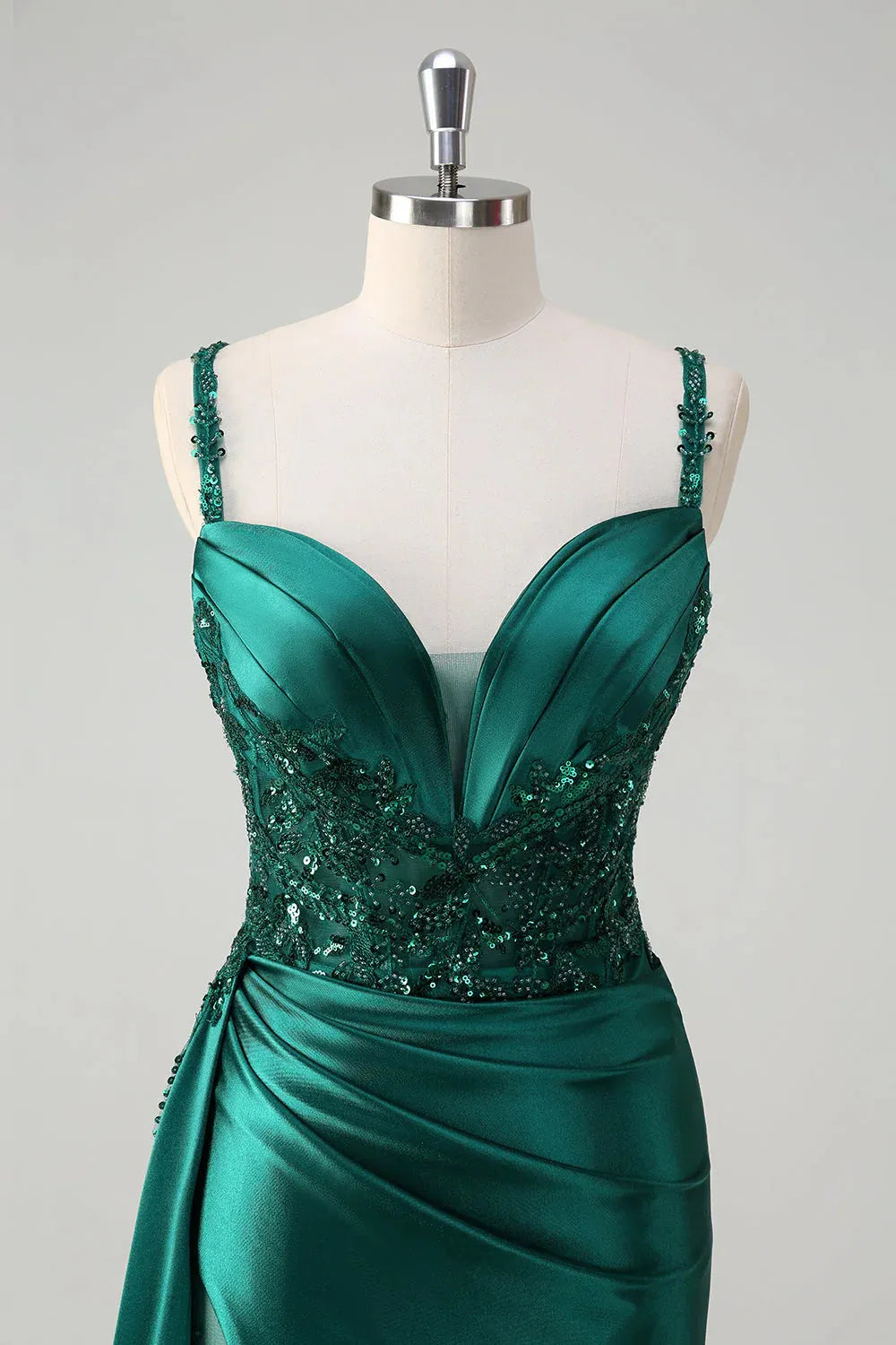 Vestido para Invitada de Boda Largo Elegante con Lentejuelas