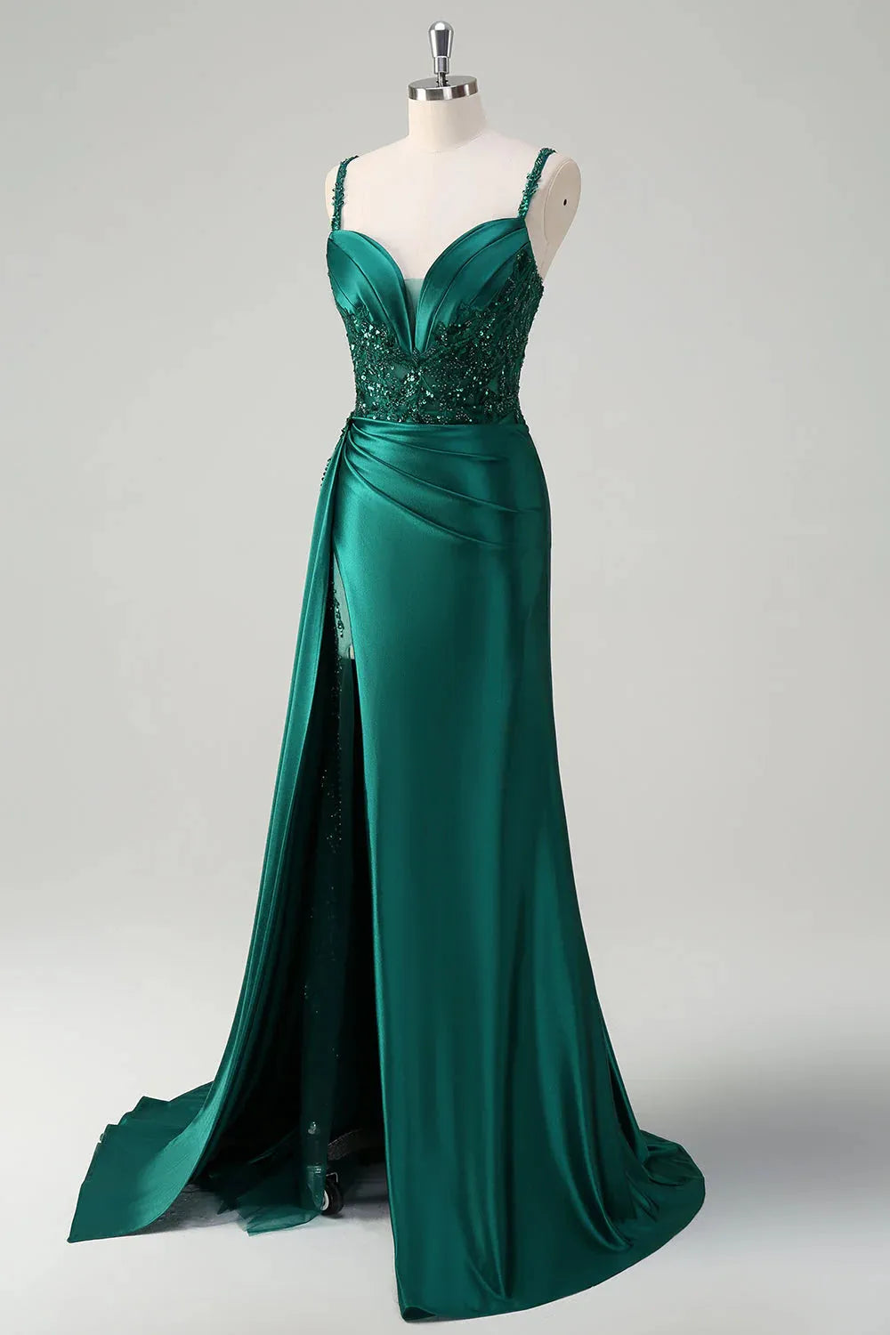 Vestido para Invitada de Boda Largo Elegante con Lentejuelas