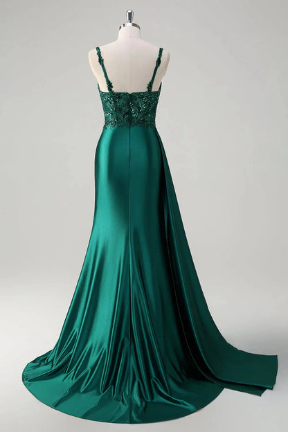 Vestido para Invitada de Boda Largo Elegante con Lentejuelas