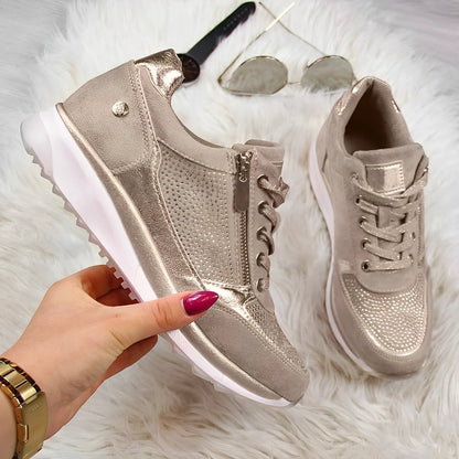 Zapatillas de Mujer Casual Deportivas con Cremallera