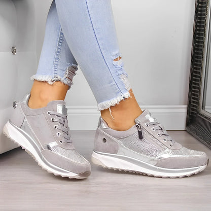 Zapatillas de Mujer Casual Deportivas con Cremallera
