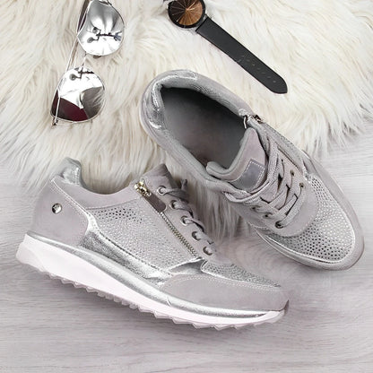 Zapatillas de Mujer Casual Deportivas con Cremallera