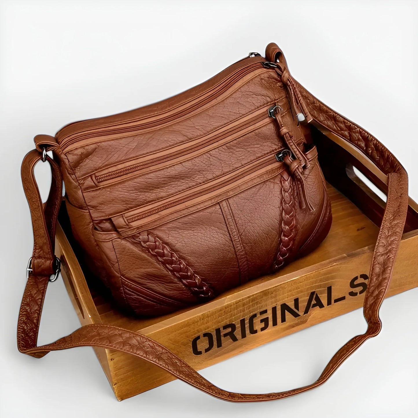 Bandolera de Mujer Vintage Casual con Cruzado