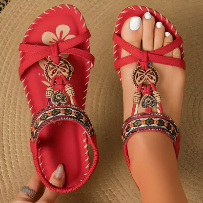 Sandalias de Mujer Casuales Elegantes con Tiras