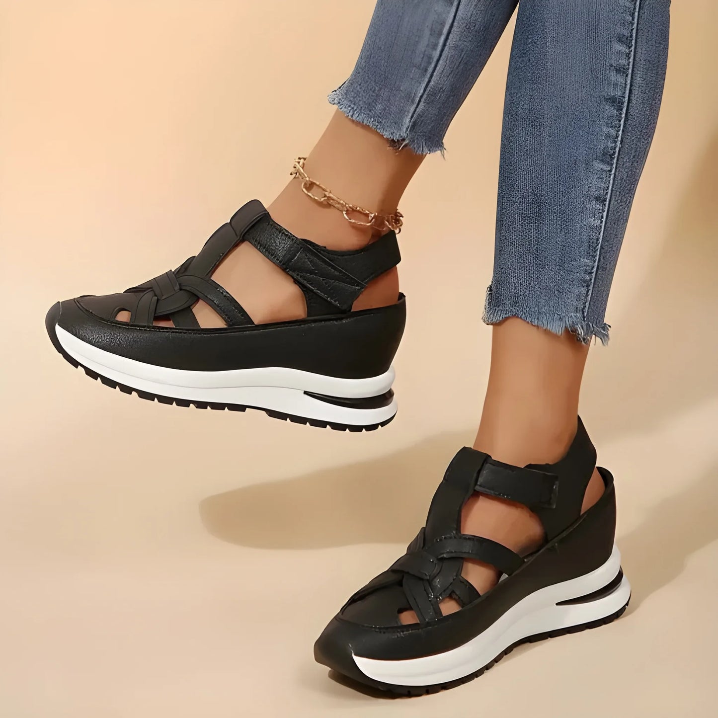 Sandalias de Mujer Casuales Cómodas con Tiras